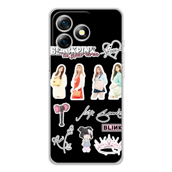 Чехол с рисунком «Арт блэкпинг» для Ulefone Note 18 Pro Чехол с рисунком «Арт блэкпинг» для Ulefone Note 18 Pro
