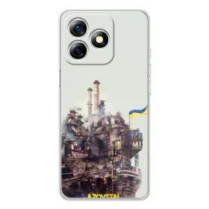 Чехлы на военную тематику для Ulefone Note 18 Pro (Азовсталь)