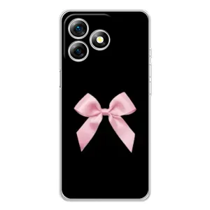 Чехол с рисунком «Бант на черном» для Ulefone Note 18 Pro