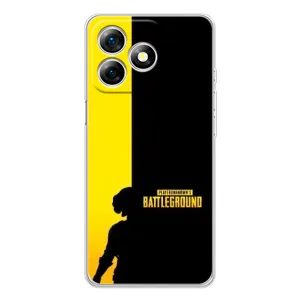 Чохол (TPU) з картинкою "Лого Пабг" на Ноте 18 Про (Battlegrounds)