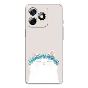 Чохол на тематику: Коти для Ulefone Note 18 Pro (Білий котик)