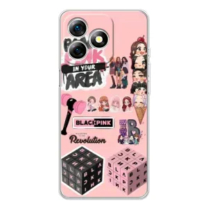 Чехлы с картинкой для Ulefone Note 18 Pro (BLACK PINK коллаж)