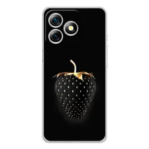Чохол з зображенням смачної їжі для Ulefone Note 18 Pro (Чорна полуниця)