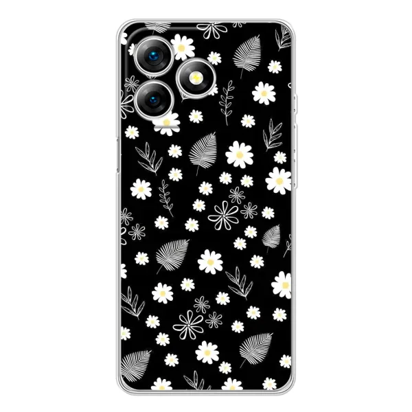 Чехол с рисунком «цветение на чорном» для Ulefone Note 18 Pro Чехол с рисунком «цветение на чорном» для Ulefone Note 18 Pro