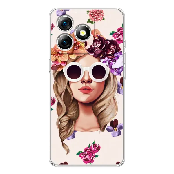Чехол с рисунком «Девушка в очках» для Ulefone Note 18 Pro Чехол с рисунком «Девушка в очках» для Ulefone Note 18 Pro