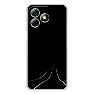 Чехол с картинками на черном фоне для Ulefone Note 18 Pro (Дорога)