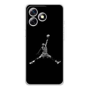Силіконовый Чохол Nike Air Jordan на Ноте 18 Про (Джордан)