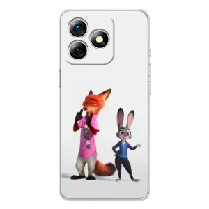 Силіконовий чохол з принтом Зоотрополіс для Ulefone Note 18 Pro (Джуді і Нік)