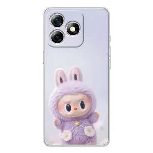 Чохол з принтом Лабубу для Ulefone Note 18 Pro (Фіолетовий Лабубу)