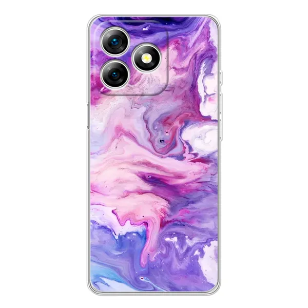 Чехол с рисунком «Фиолетовый мрамор» для Ulefone Note 18 Pro Чехол с рисунком «Фиолетовый мрамор» для Ulefone Note 18 Pro