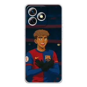Чехол Ламин Ямаль на Ноте 18 Про (Футболист Ямаль)
