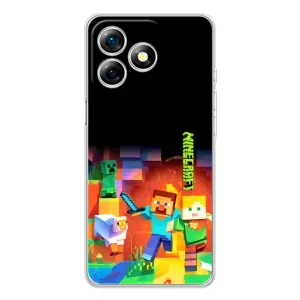 Чохли для Ulefone Note 18 Pro (Персонажі МайнКрафт) (Герой Майнкрафт)