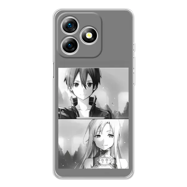 Чехол с рисунком «Кирито-Асуна» для Ulefone Note 18 Pro Чехол с рисунком «Кирито-Асуна» для Ulefone Note 18 Pro