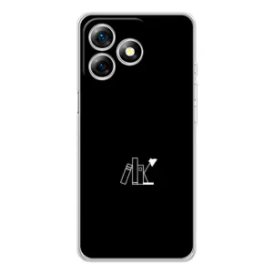 Чехол с картинками на черном фоне для Ulefone Note 18 Pro (Книжки)