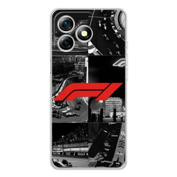 Чехол с рисунком «Коллаж Формула 1» для Ulefone Note 18 Pro Чехол с рисунком «Коллаж Формула 1» для Ulefone Note 18 Pro