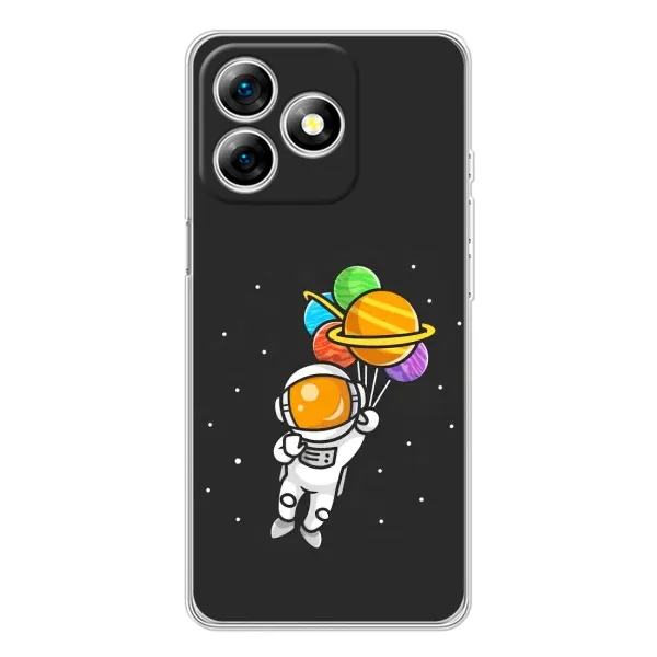 Чехол с рисунком «Космонавт с шариками» для Ulefone Note 18 Pro Чехол с рисунком «Космонавт с шариками» для Ulefone Note 18 Pro