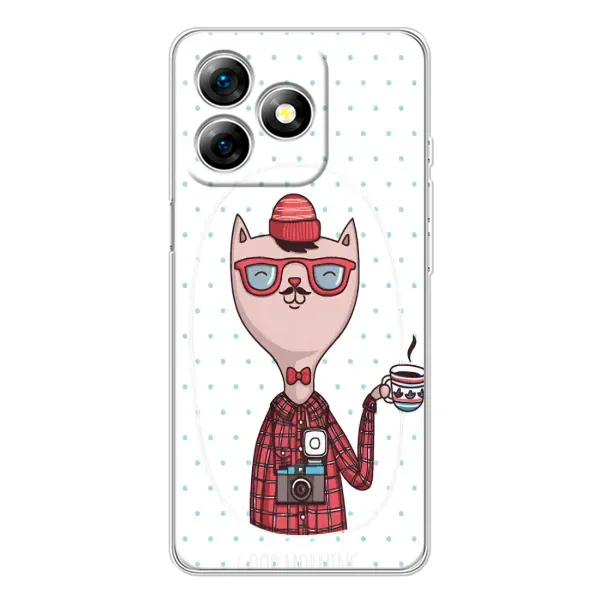 Чехол с рисунком «Кот аристократ» для Ulefone Note 18 Pro Чехол с рисунком «Кот аристократ» для Ulefone Note 18 Pro