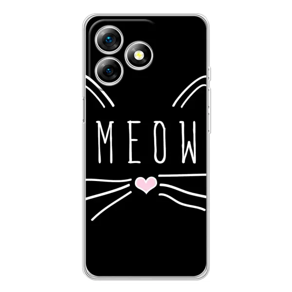 Чехол с рисунком «КОТИК MEOW» для Ulefone Note 18 Pro Чехол с рисунком «КОТИК MEOW» для Ulefone Note 18 Pro