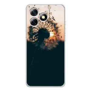 Силиконовый Чехол с одуванчиками на Ulefone Note 18 Pro (Красивый одуванчик)