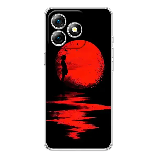 Чохол з малюнком «Червоний Захід сонця» для Ulefone Note 18 Pro