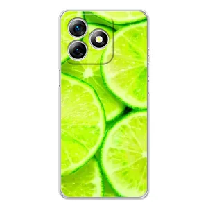 Чохол з зображенням смачної їжі для Ulefone Note 18 Pro (Лайм)