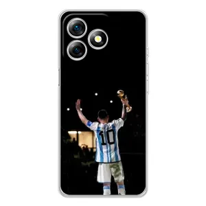Чехлы Лео Месси Аргентина для Ulefone Note 18 Pro (Лео Чемпион)