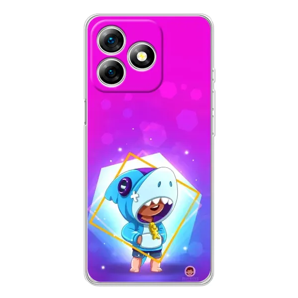 Чехол с рисунком «Леон в костюме Акулы» для Ulefone Note 18 Pro