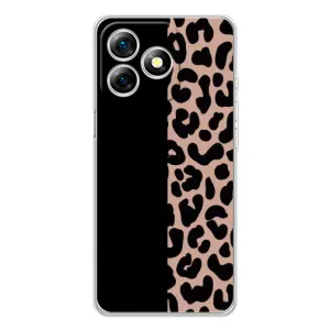 Чохол з леопардовим принтом на Ulefone Note 18 Pro (Леопардовий фон)