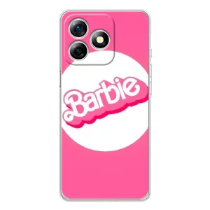 Силіконовый Чохол Барбі фільм на Ulefone Note 18 Pro (Лого Барбі)