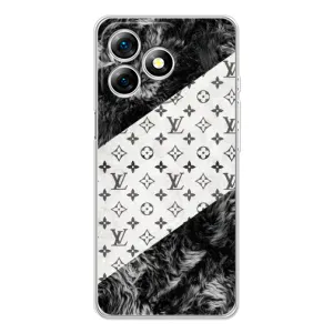 Чохол Стиль Louis Vuitton на Ulefone Note 18 Pro (LV на білому)