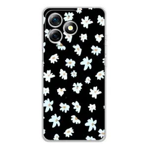 Чехол с ромашками на Ulefone Note 18 Pro (Маленькие ромашки)