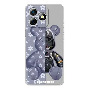 Силіконовий чохол для Ulefone Note 18 Pro (Ведмідь Louis Vuitton)