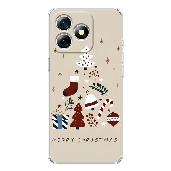 Чехол с рисунком «Merry Christmas» для Ulefone Note 18 Pro