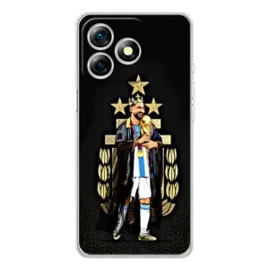 Чехлы Лео Месси Аргентина для Ulefone Note 18 Pro (Месси король)