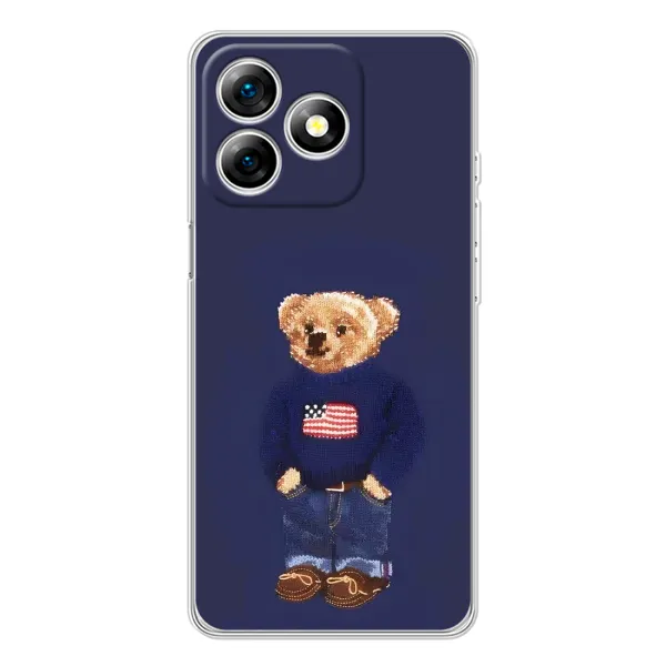Чехол с рисунком «Мишка USA» для Ulefone Note 18 Pro