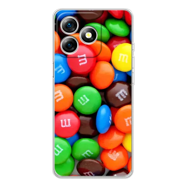 Чехол с рисунком «Разноцветные M&M'S» для Ulefone Note 18 Pro Чехол с рисунком «Разноцветные M&M'S» для Ulefone Note 18 Pro