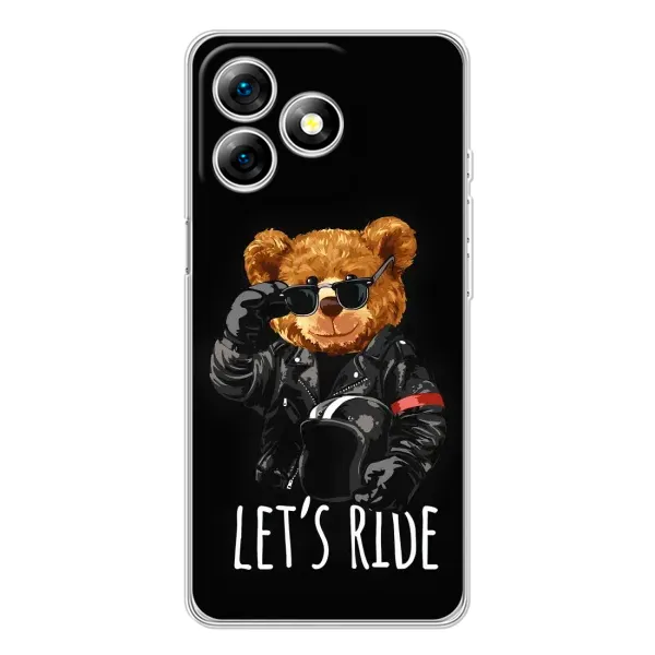 Чехол с рисунком «Модный Мишка» для Ulefone Note 18 Pro