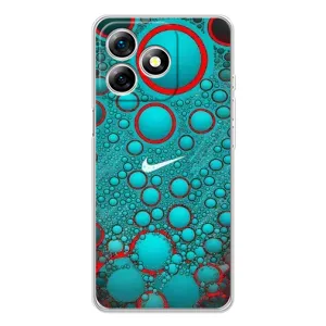 Силіконовый Чохол на Ulefone Note 18 Pro з картинкою НАЙК (Найк зелений)