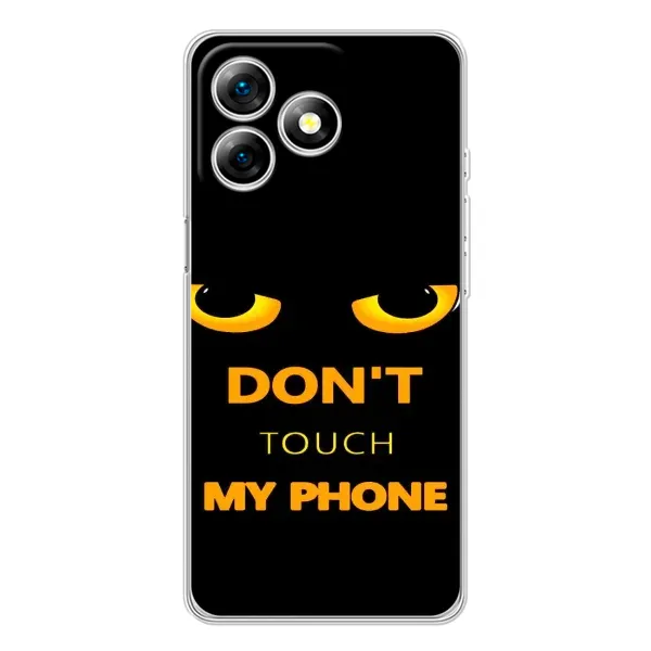 Чехол с рисунком «Не трогай мой телефон» для Ulefone Note 18 Pro Чехол с рисунком «Не трогай мой телефон» для Ulefone Note 18 Pro