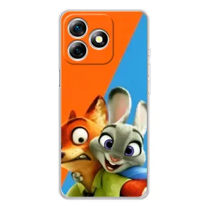 Чехлы ЗВЕРОПОЛИС для Ulefone Note 18 Pro (Ник и Хопс)