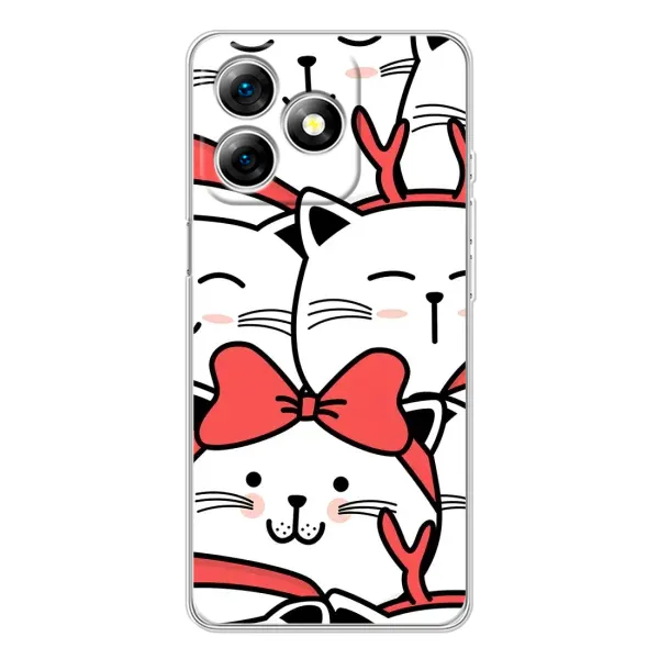 Чехол с рисунком «Новогодние котики» для Ulefone Note 18 Pro Чехол с рисунком «Новогодние котики» для Ulefone Note 18 Pro