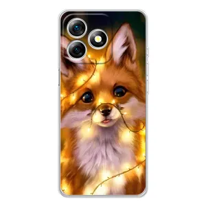 Чохол з Лисичкою для Ulefone Note 18 Pro (Новорічне лисеня)