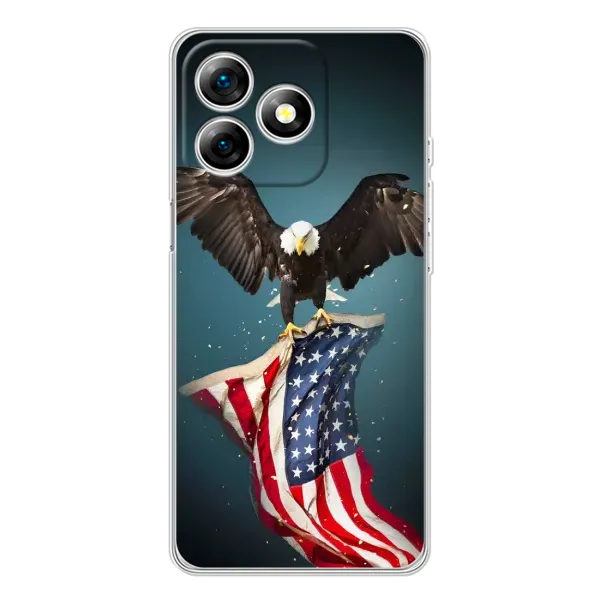 Чохол з малюнком «Орел і прапор» для Ulefone Note 18 Pro Чохол з малюнком «Орел і прапор» для Ulefone Note 18 Pro