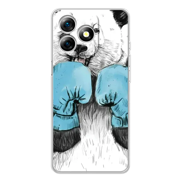 Чехол с рисунком «Панда боксер» для Ulefone Note 18 Pro Чехол с рисунком «Панда боксер» для Ulefone Note 18 Pro