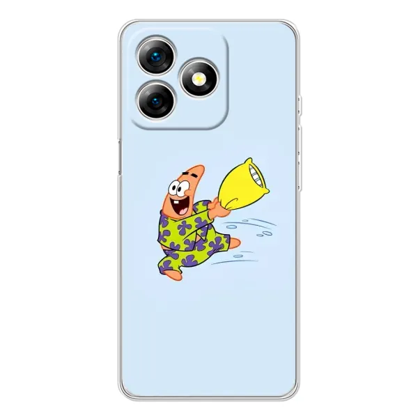 Чехол с рисунком «Патрик с подушкой» для Ulefone Note 18 Pro Чехол с рисунком «Патрик с подушкой» для Ulefone Note 18 Pro