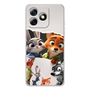 Силиконовый чехол с принтом Зоотрополіс для Ulefone Note 18 Pro