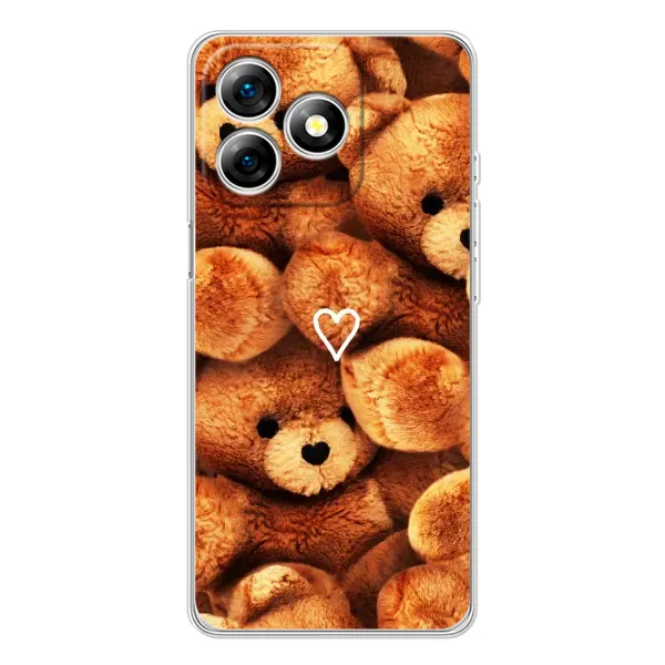 Чехол с рисунком «Плюшевый медвеженок» для Ulefone Note 18 Pro