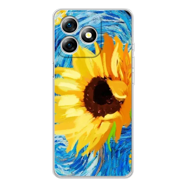 Чохол з малюнком «Соняшник квітка» для Ulefone Note 18 Pro Чохол з малюнком «Соняшник квітка» для Ulefone Note 18 Pro