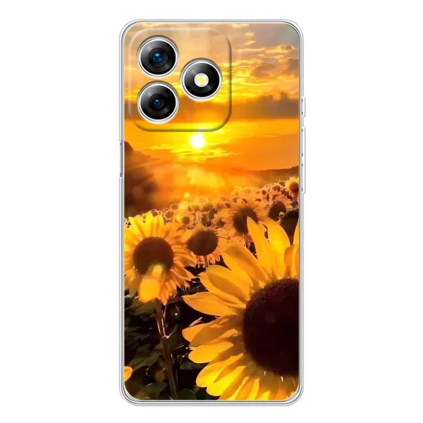 Чехол с рисунком «поле подсолнухов» для Ulefone Note 18 Pro