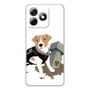 Чехол с принтом Собаки Патрон для Ulefone Note 18 Pro (Пёс Патрон с ракетой)